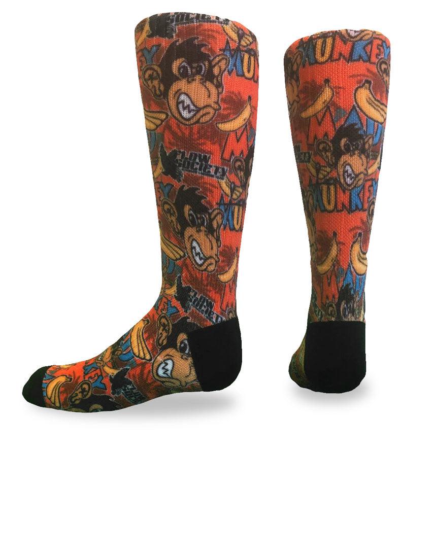 Youth Mad Monkey Crew Socks