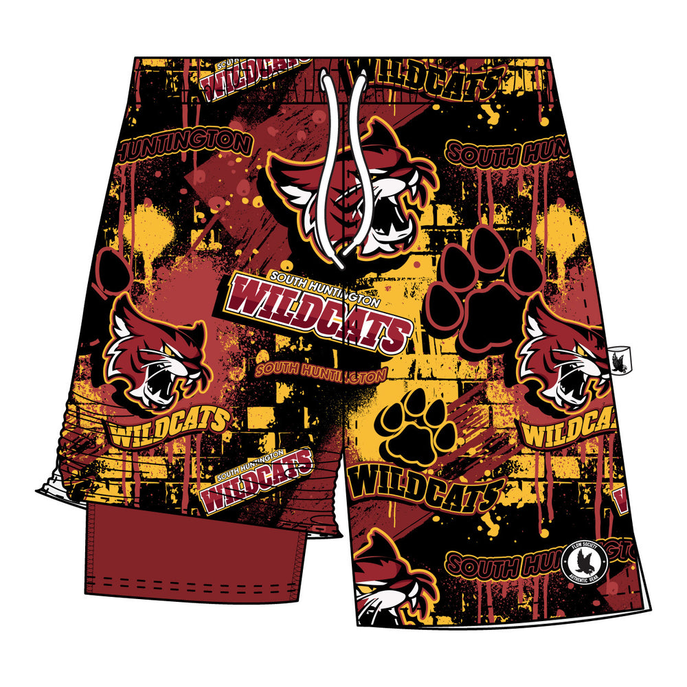 Youth & Adult South Huntington Graffiti Swim Trunk