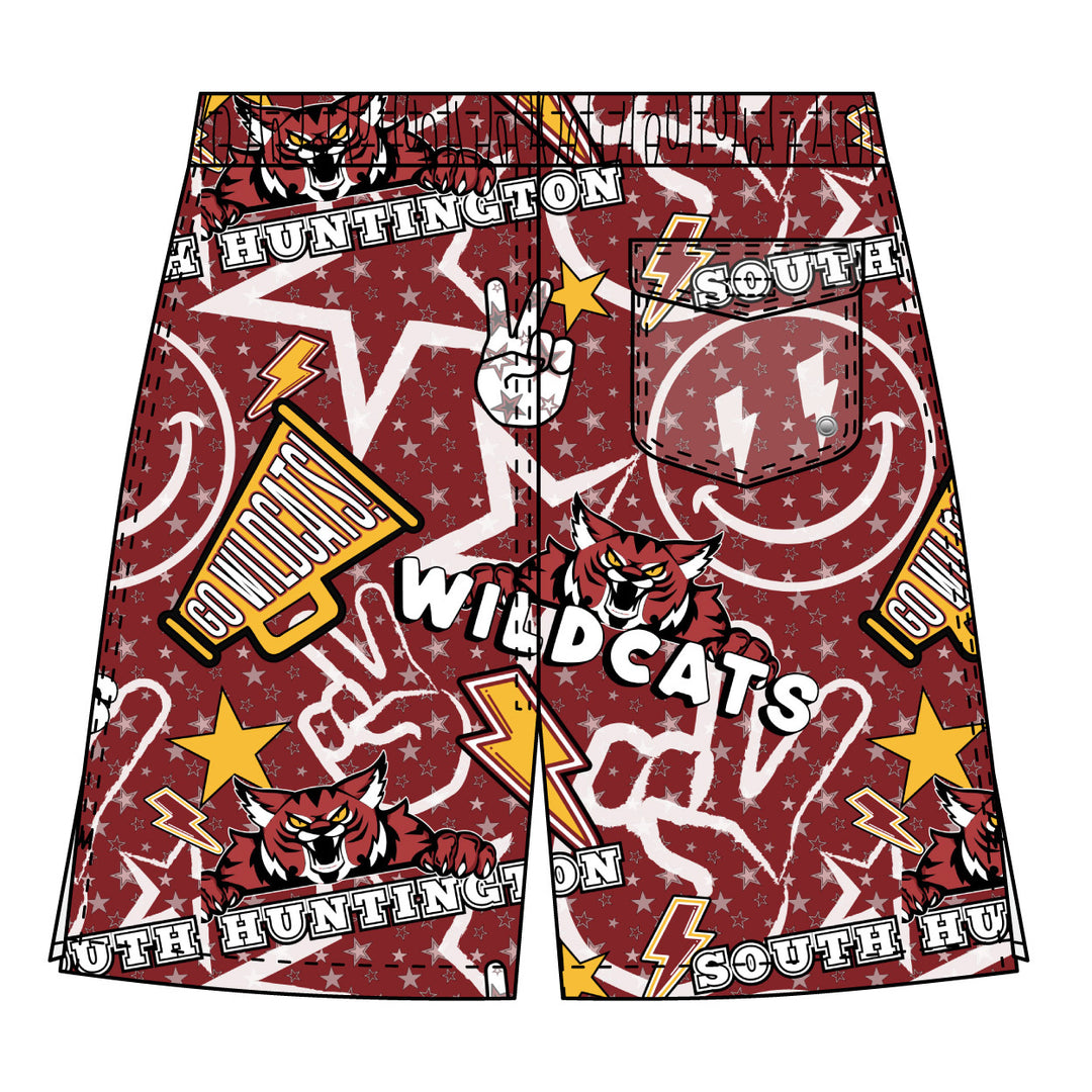Youth & Adult South Huntington Logo Swim Trunk