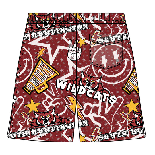 Youth & Adult South Huntington Logo Swim Trunk