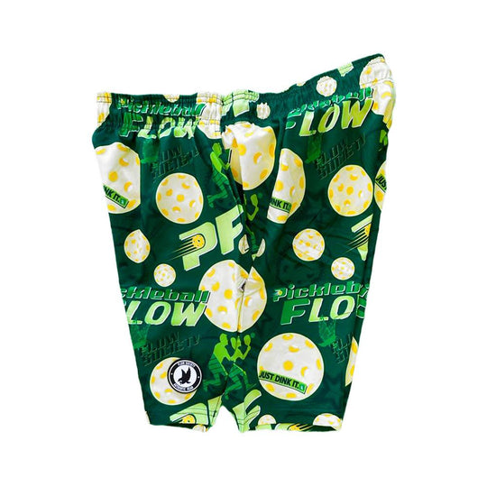 Mens Green Pickleball Dink Flow Paddle 7" Short
