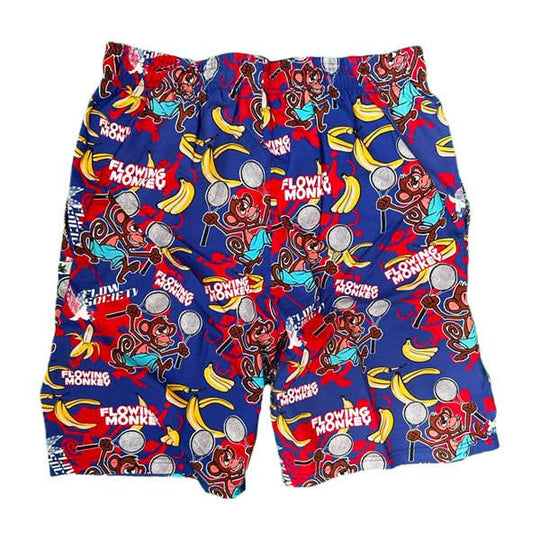 Boys Tennis Monkey Print 7" Performance Short