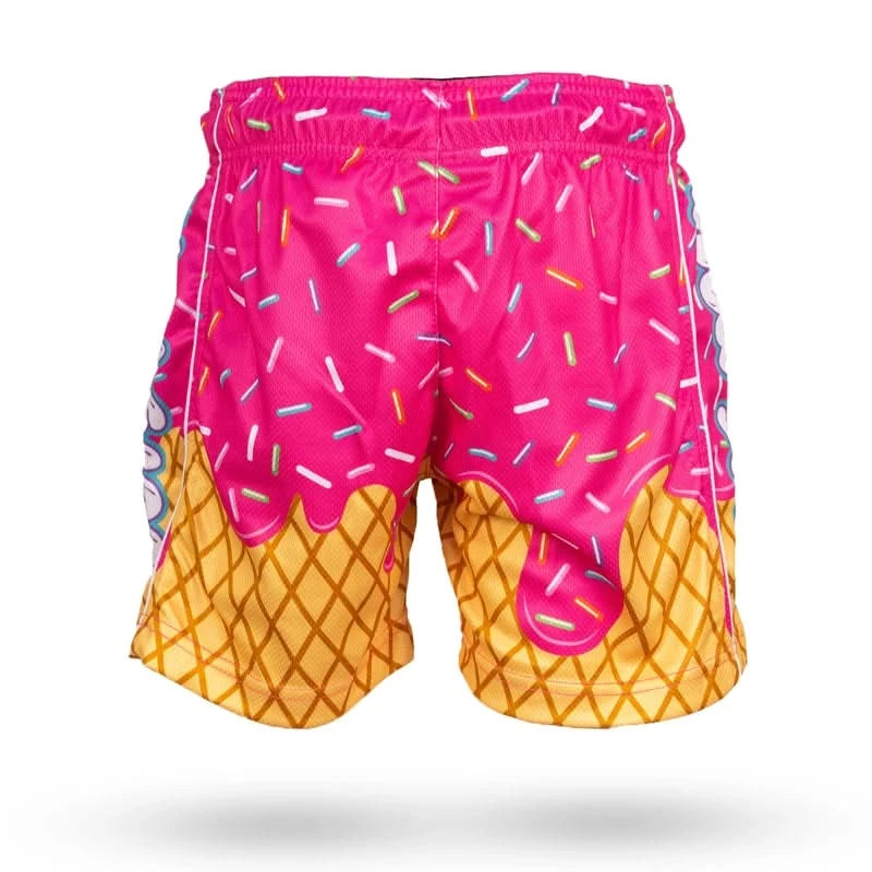 Mens Flow Scoop Pink Short