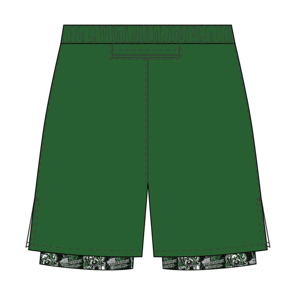 Boys & Mens Lindenhurst Bulldogs 2-1 Compression Short