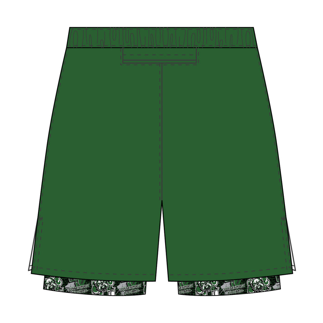 Boys & Mens Lindenhurst Bulldogs 2-1 Compression Short