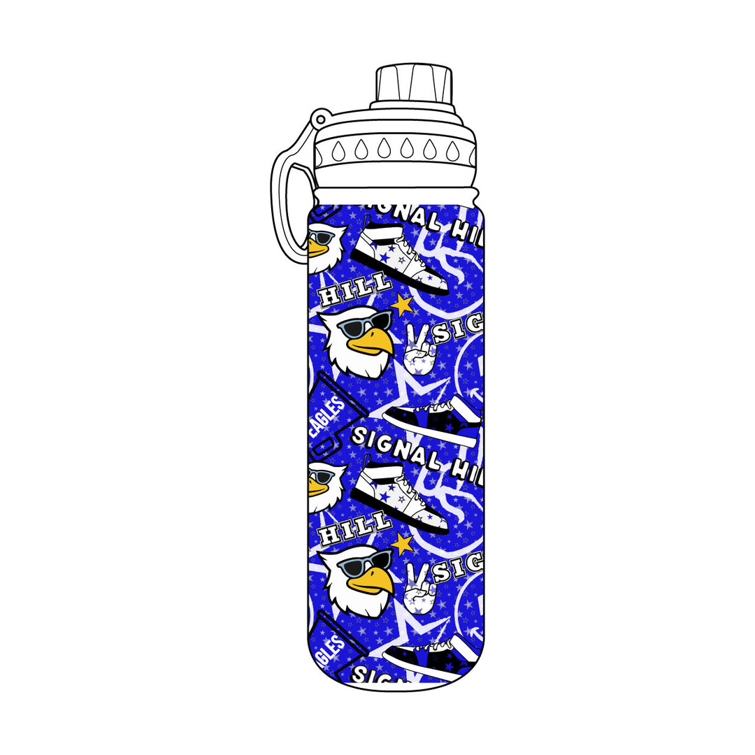 Signal Hill Eagles 24 oz Stainless Steel Water Bottle