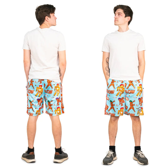 Boys Gingerbread Hockey Shorts