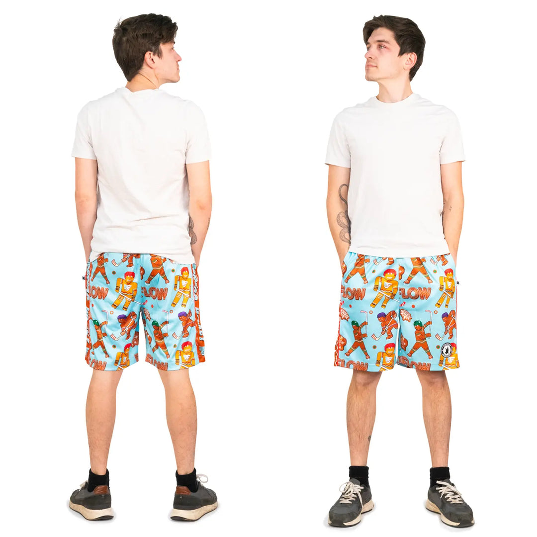 Mens Gingerbread Hockey Shorts