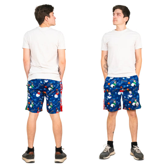 Boys Snowman Frosty Bball Short