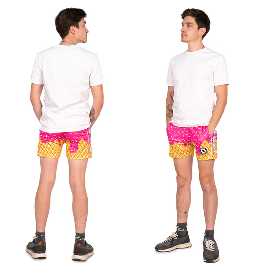 Boys Flow Scoop Short Pink