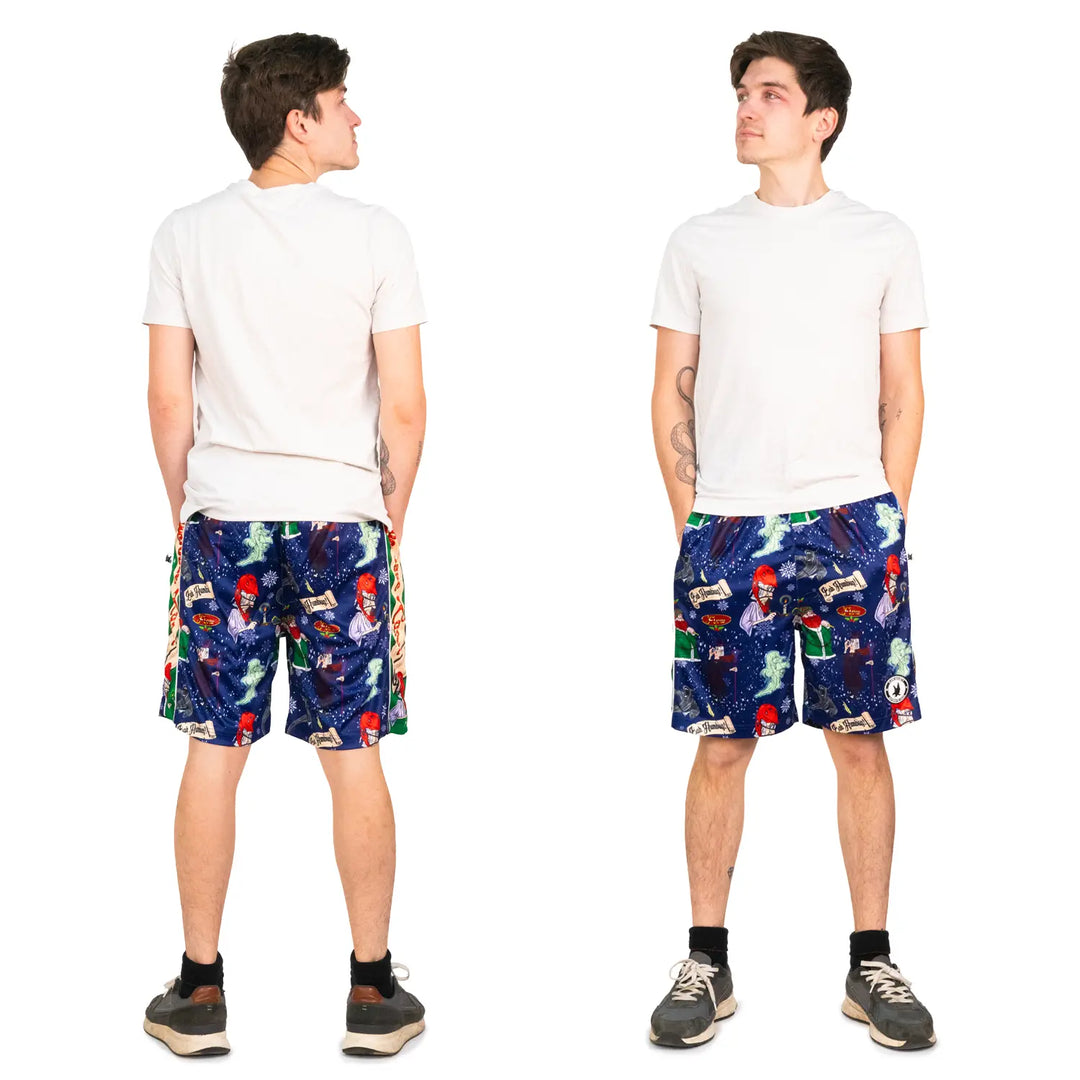 Mens Xmas Lax Carol Short