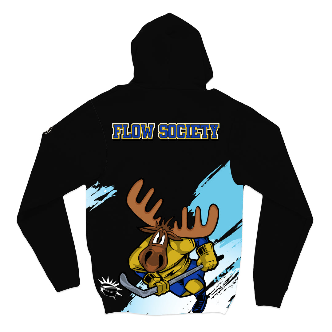 Youth & Adult Face Off Moose Hoodie