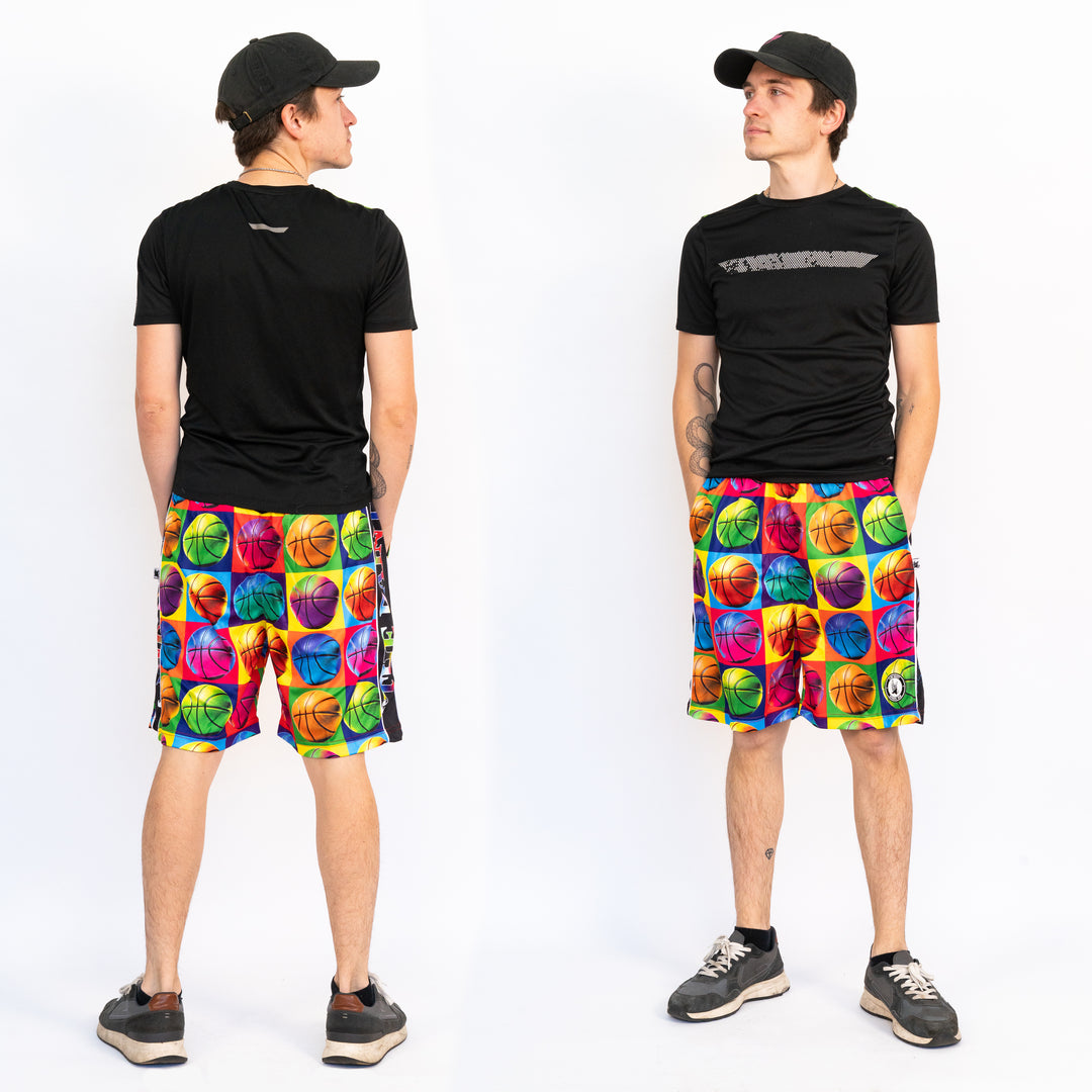 Mens Basketball Pop Art Short