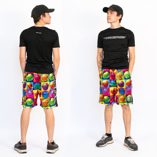 Mens Basketball Pop Art Short