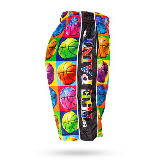 Mens Basketball Pop Art Short