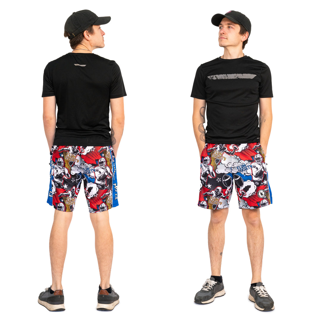 Mens Comic Football Attack Short