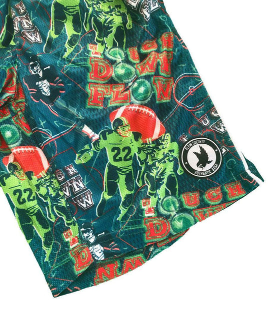 Mens Touch Down Flow Attack Shorts