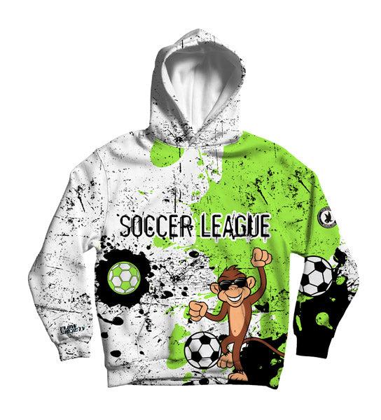 Youth & Adult Soccer Monkey League Hoodie