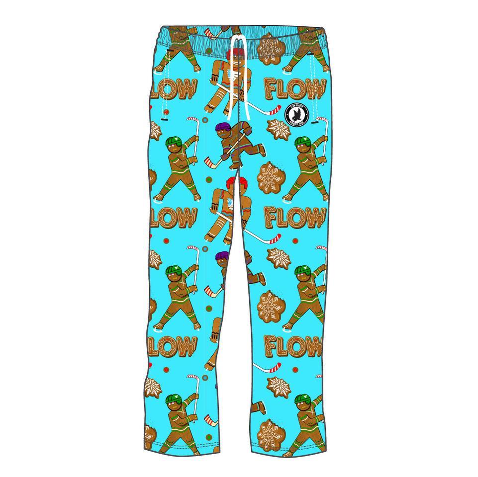 Youth & Adult Gingerbread Hockey Lounge Pants