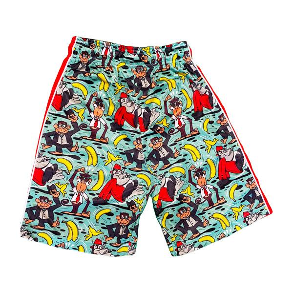 Boys Teal Monkey Suit Attack Short