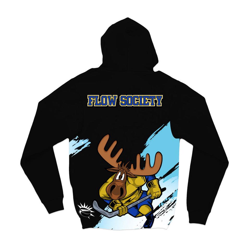 Youth & Adult Face Off Moose Hoodie