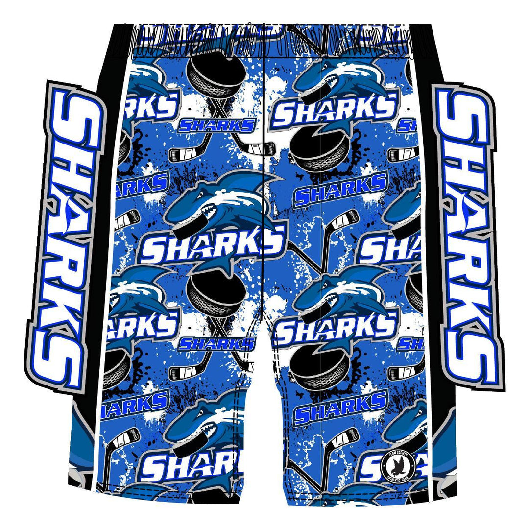 Youth & Adult Sharks Hockey Short